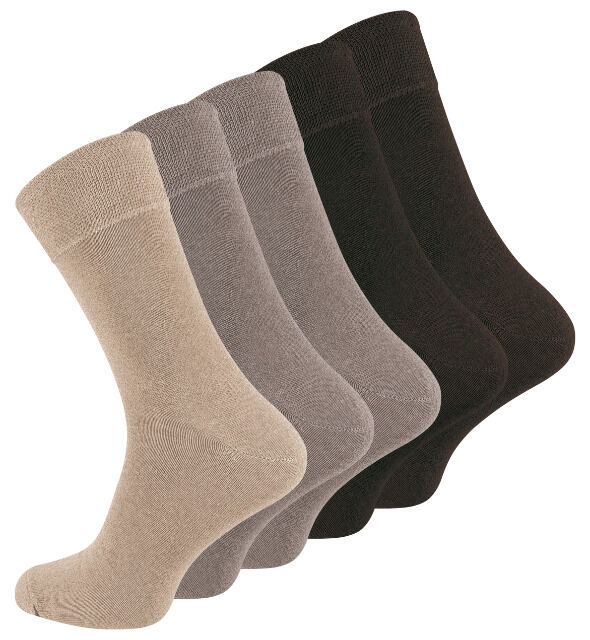 Herren Business Socken in Brauntönen - 5er Pack