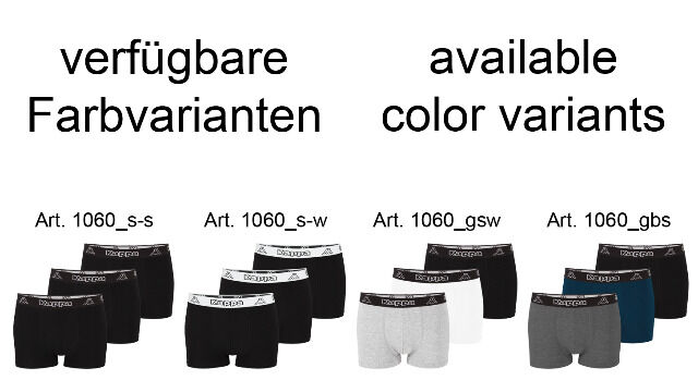 Kappa® Herren Boxershort aus Baumwolle - 3er Pack