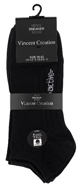 Vincent Creation® Herren Sneaker Socken ACTIVE - 4er Pack