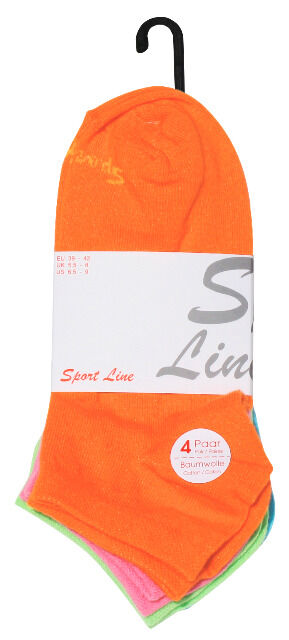 Women's sneaker socks SPORT LINE - pack of 4