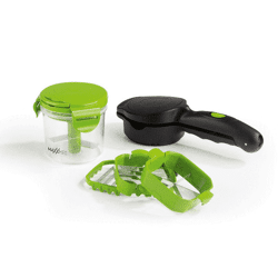  MAXXMEE Multi-Schneider Chop n Slice Compact 7tlg. schwarz/limegreen