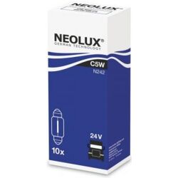 Leuchtmittel Neolux N242 - C5W 24V - 5W Orginal LKW Schlusslicht/Kennzeichen/Inn