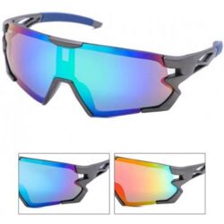 Sonnenbrille Viper Designbrille Sport-/Skibrille Visor 2/s (Blau/Lila, Orange/Gr