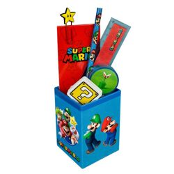 Super Mario - gefüllter Köcher, 7-teilig