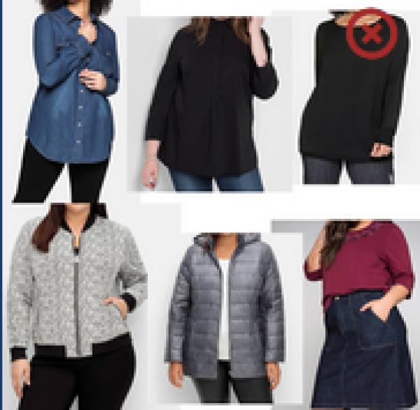 5,50€ pro Stück, L, XL, XXL, XXXL, Sheego Damenbekleidung große Größen