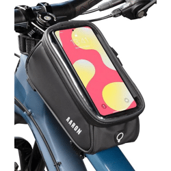 AARON Rahmentasche Fahrrad, Handytasche wasserdicht, Handyhalterung Smartphone Navigation