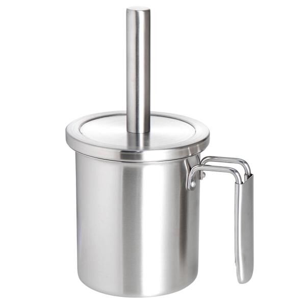 Allgrill Edelstahl Marinier-Set mit Silikonpinsel, Einmach-Set für perfekten Grillgenuss