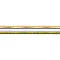 Amscan Girlande Regenbogen 4 er Set ca. 200cm