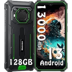 Blackview BV6200Pro Green Rugged Smartphone, Outdoorhandy mit 8 GB RAM und 128 GB Speicher Ohne Vertrag Helio P35 Android 13 ohne Simlock
