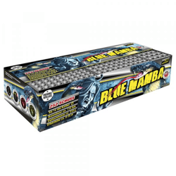 Blue Mamba 252-Schuss Feuerwerk Batt. mit 115 Sek