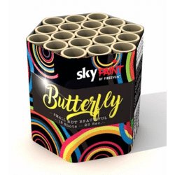 Butterfly, 19-Schuss Batterie Box Feuerwerk