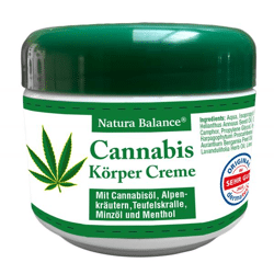 Cannabis Körper Creme 125ml Dose