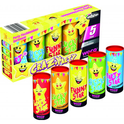 Crazy Party, 5er Tischbomben Set Party Feuerwerk