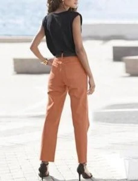 Damenjeans in Terrakotta von Lascana  