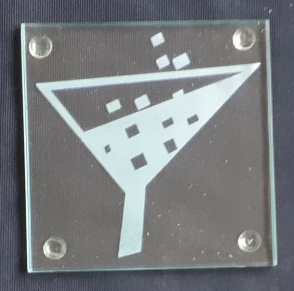 Glasuntersetzer mit versch. Motiven 9 x 9cm