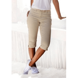 Lascana Damen Gestreifte 3/4 Hosen