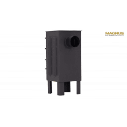 Markone Magnus Kaminofen mit Schamottstein GT5 schwarz Ofen für den Außenbereich Kamin Heizung