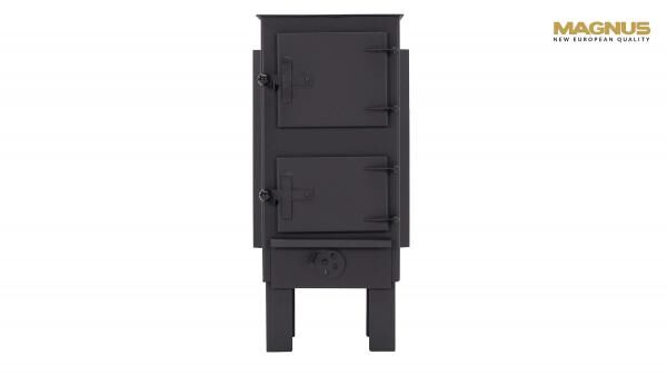 Markone Magnus Kaminofen mit Schamottstein GT5 schwarz Ofen für den Außenbereich Kamin Heizung