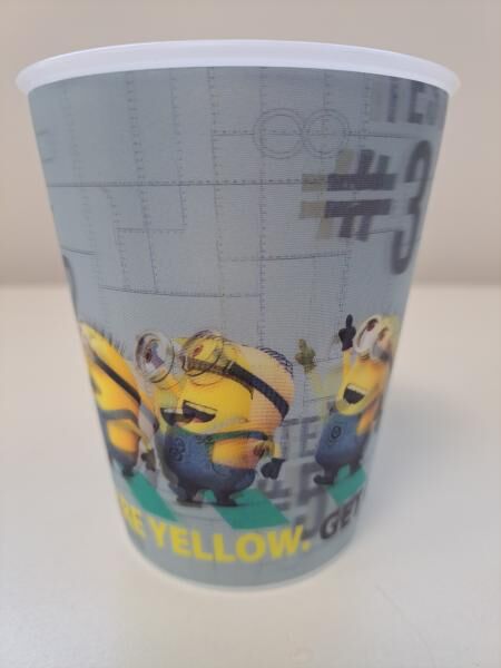 Minions-3D Trinkbecher /Bewegungsbilder 