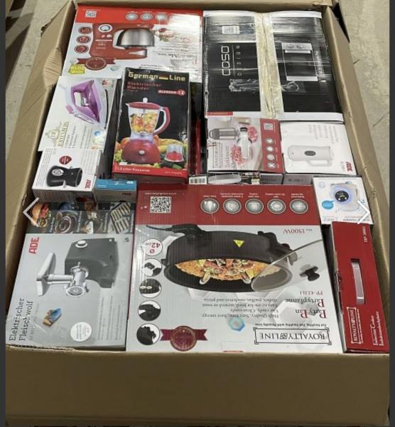  MIXBOX ELEKTRO HAUSHALT NEUWARE  MIXPALETTEN  A WARE  MISCHPALETTEN 