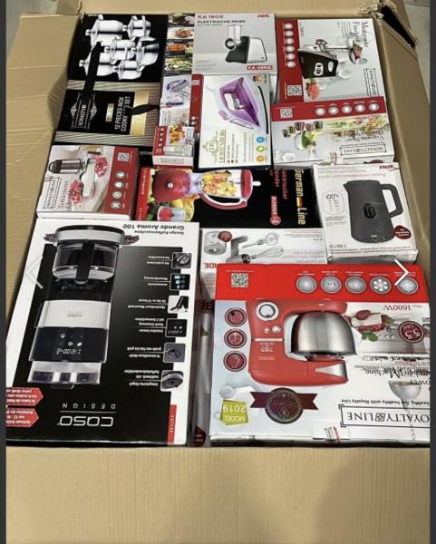  MIXBOX ELEKTRO HAUSHALT NEUWARE  MIXPALETTEN  A WARE  MISCHPALETTEN 