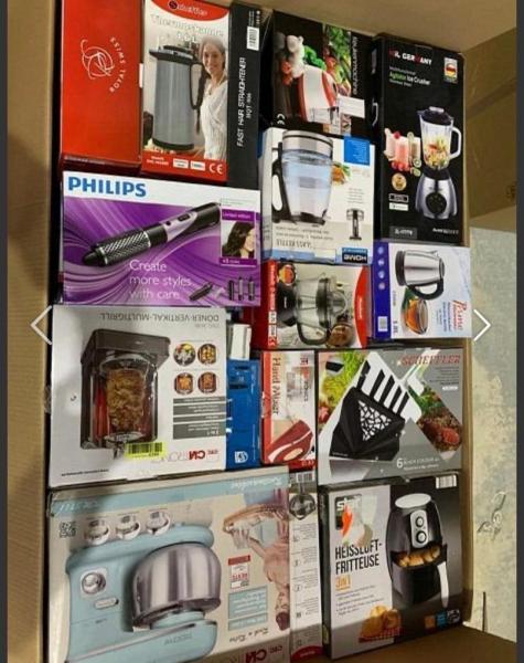 MIXBOX KARTON MISCHPALETTE  ELEKTRO HAUSHALT ABC WARE