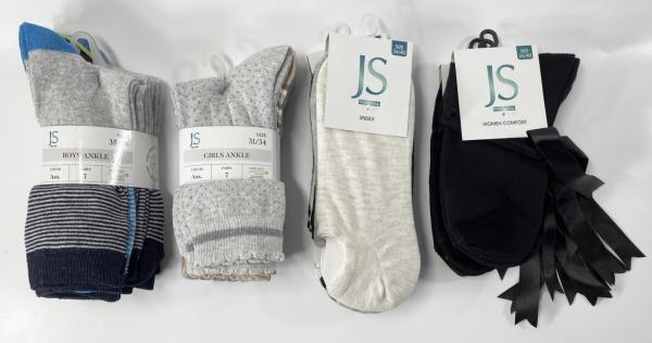 Oeko-Tex Socken Mix Großhandel für Jungen / Mädchen, Unterwäsche, Unterbekleidung, für Wiederverkäufer, 31-38 Gr., A-Ware, Restposten