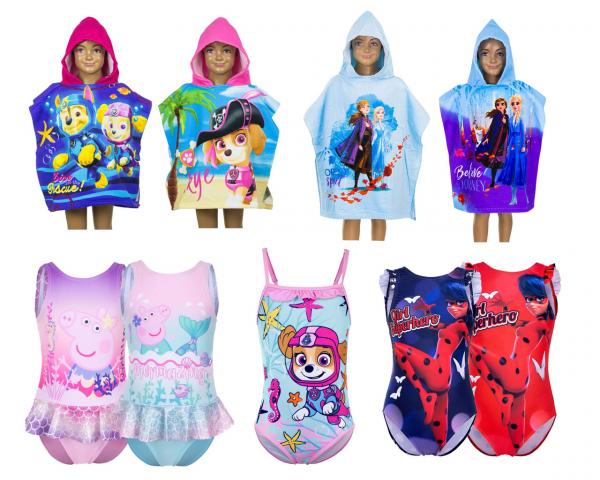 Original license toys, swimwear, bedding, backpacks, umbrellas, hairband