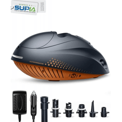 OutdoorMaster The Whale 6000mAh Sup Pump Electric Battery, 16PSI Rechargeable SUP Air Pump, 12V Paddleboard Air Mattress Electric Pump