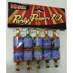 Party Knaller Popper 10-tlg. Tischpopper Konfetti