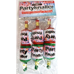 Partyknaller Party Popper, 6er-Set Tischfeuerwerk