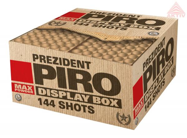 Prezident Piro 144 Schuss Verbund Silvester Batterie Feuerwerk