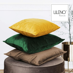 Samtkissen Samt Kissenbezug Dekokissen verschiedene Farben u. Größen