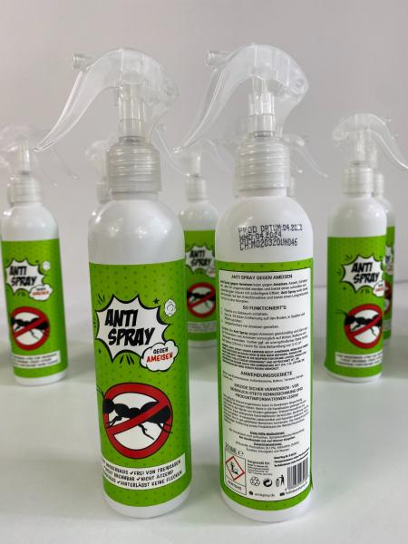 Schutzspray, Ameisenspray, Ameisenmittel, Ameisengift, Großhandel, Marke: Anti Spray, für Wiederverkäufer, MHD 2024, A-Ware, Restposten