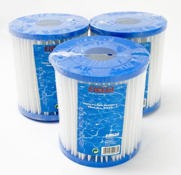 Schwimmbad Zubehör Mix Großhandel aus: Thermometer, Poolbürste, Poolfilter u.a. Marke: Elecsa, für Wiederverkäufer, A-Ware, Restposten