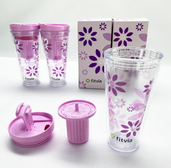 Teezubereiter, Kaffeezubereiter, Teezubereitung Flasche, Kaffeepresse Großhandel, Marke: Fitvia, für Wiederverkäufer, A-Ware, Restposten