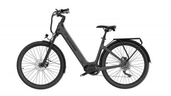Vanpowers Urban Glide Ultra E-Bike Eisengrau Größe S Tiefeinsteiger, 110 km Reichweite & 25 km/h, Fahrrad