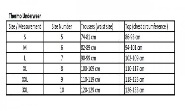 warme lange Thermo-Unterhose für Herren in Anthrazit Garcia Pescara in Größen S M L XL XXL 3XL Unterwäsche Winter Wärme