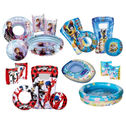 Wasserspielzeug Original Happy People Schwimmflügel, Luftmatratzen, Wasserspritzen, Pool, Planschbecken, Schwimmring