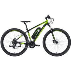 LOVELEC Atik Schwarz grün E-Bike 17 Zoll Rahmen 29 Zoll Reifen 90km 25km/h Akku hydr.Scheibenbremse Elektrofahrrad, E-Fahrrad, Bike, Fahrrad