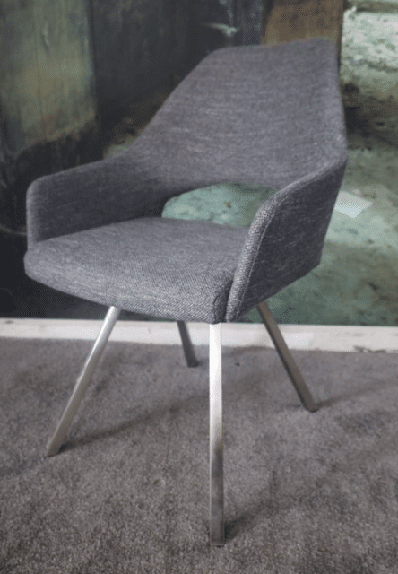 Stuhl Esszimmerstuhl Armlehnenstuhl +Metallgestell