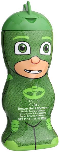 PJ MASKS - Duschgel & Shampoo, 400 ml - Gekko