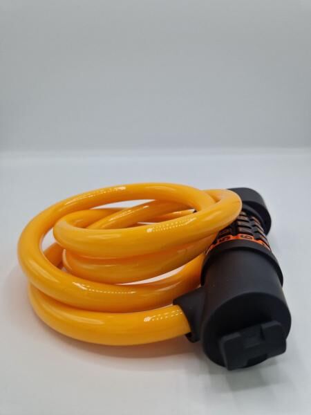 Fahrrad-Kabelschloss mit LED-Leuchte