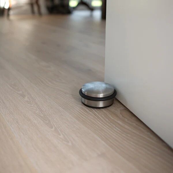Stainless steel door stopper chrome design flat 
