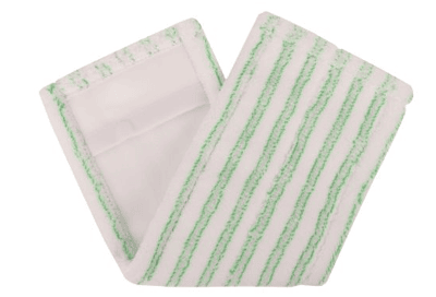 Microfaser Wischbezug 12 x 43 cm grün/weiß