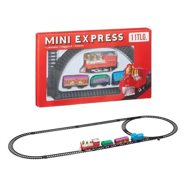 11-piece miniature train set - ideal for model railroad beginners