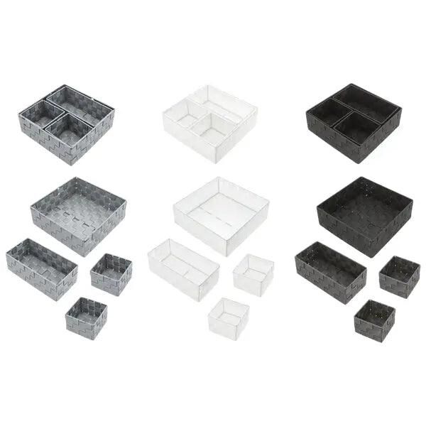 4er Set Dreieckige Aufbewahrungsk&ouml;rbe - Multifunktionale Organizer f&uuml;r Zuhause und B&uuml;ro