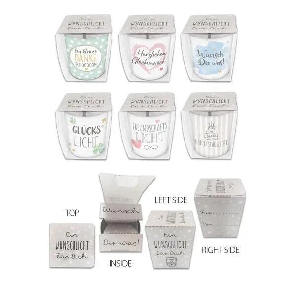 6er Set Zauberlichter in Pr&auml;sentationsbox, Ma&szlig;e 6x7x6 cm