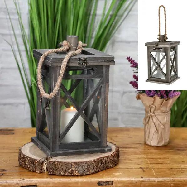 Antique vintage lantern - Classic design, 28cm high