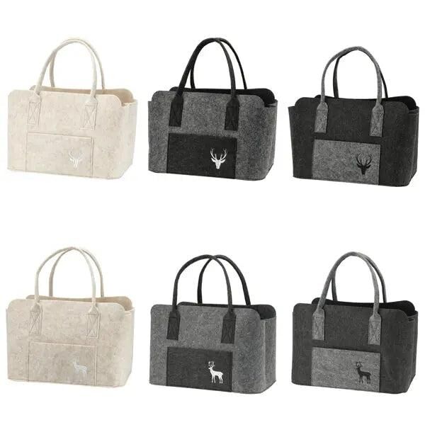 Aufbewahrung Filztasche Set - 6 St&uuml;ck, 38x26x26cm - Robuste und Vielseitige Organizer